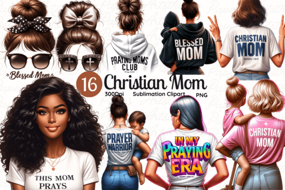 Evaluating Christian Mom PNG Mother’s Day Clipart for Faith-Based Crafting Projects