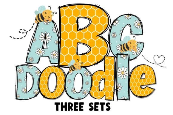 Evaluating the Cute Bee Doodle Alphabet Bundle PNG for Creative Projects