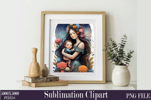 Happy Mother’s Day Watercolor Clipart 28