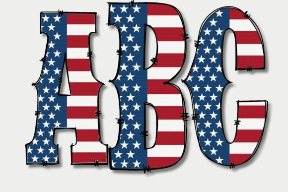 Maximizing Your Designs with America Flag 4th of July Letters PNG