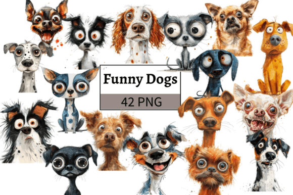 Unleashing Creativity with the Funny Dogs Clipart Bundle