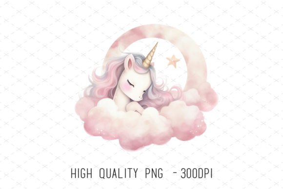 Unlocking Creative Potential with Cute Sleeping Unicorn Nursery Clipart