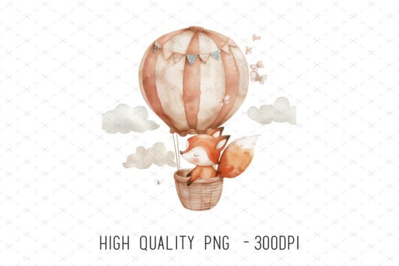 Unlocking Creative Potential with Watercolor Woodland Baby Fox Clipart PNG