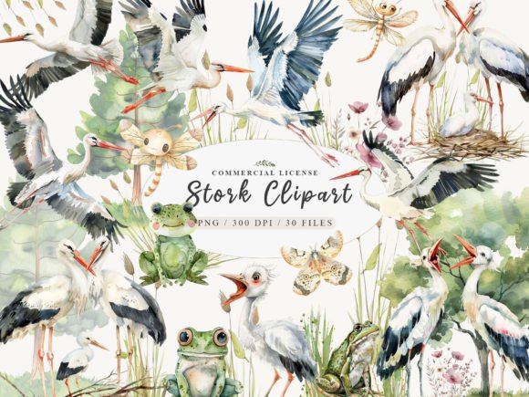 Unlocking Creativity: A Comprehensive Guide to White Stork and Heron Clipart for Modern Design