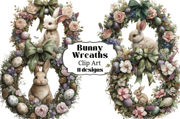 Unlocking Creativity: A Guide to Using Watercolor Easter Bunny Wreath Clipart in Modern Crafts