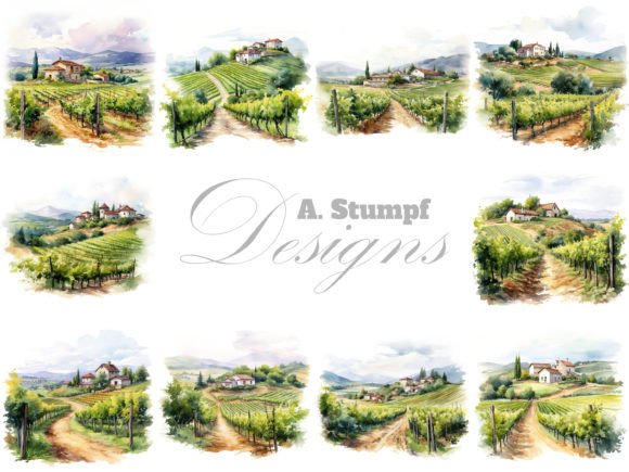 Vineyard Landscape Watercolor Clipart: A Practical Guide for Creators and Small Businesses